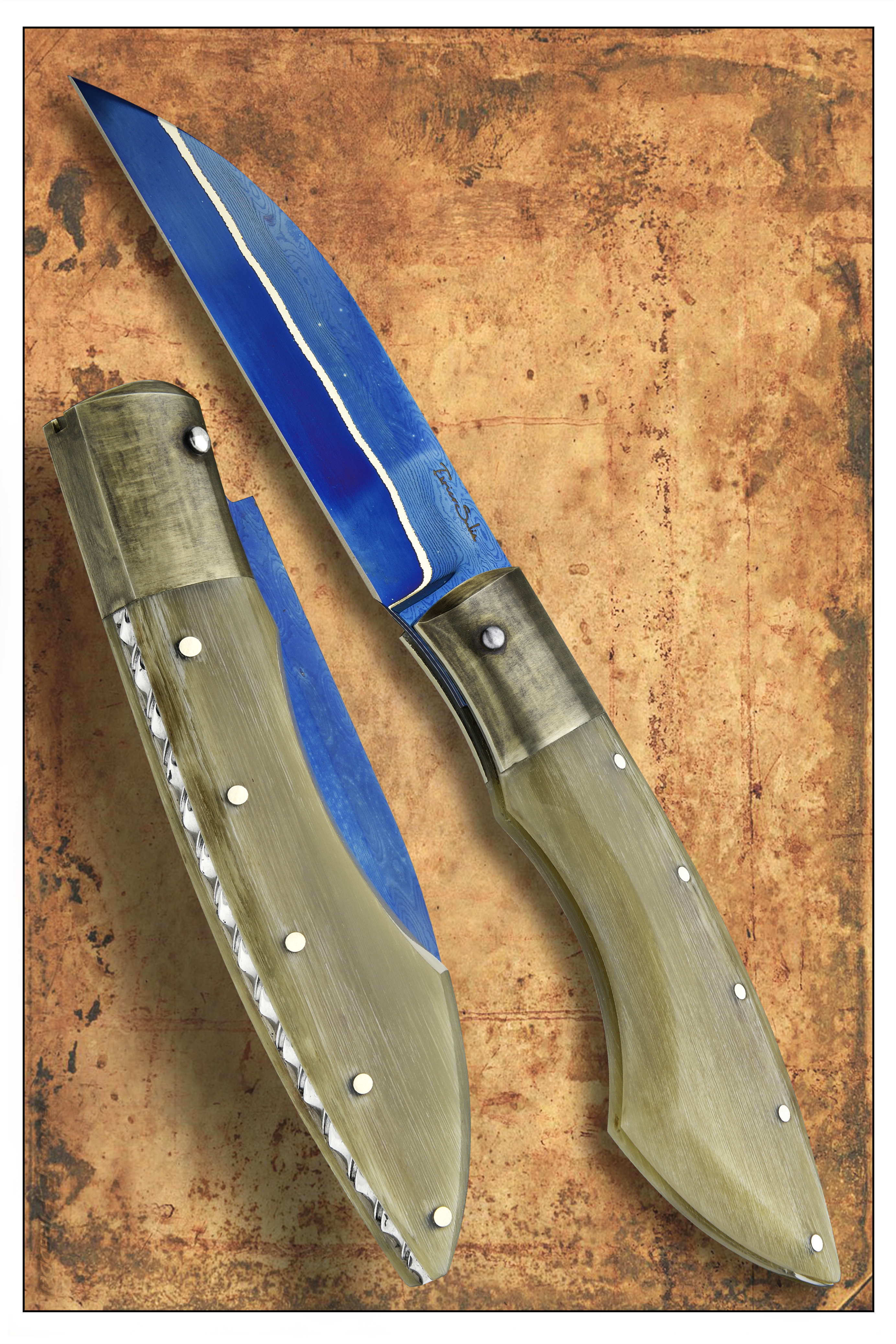 Calaresu knife 23 cm. 