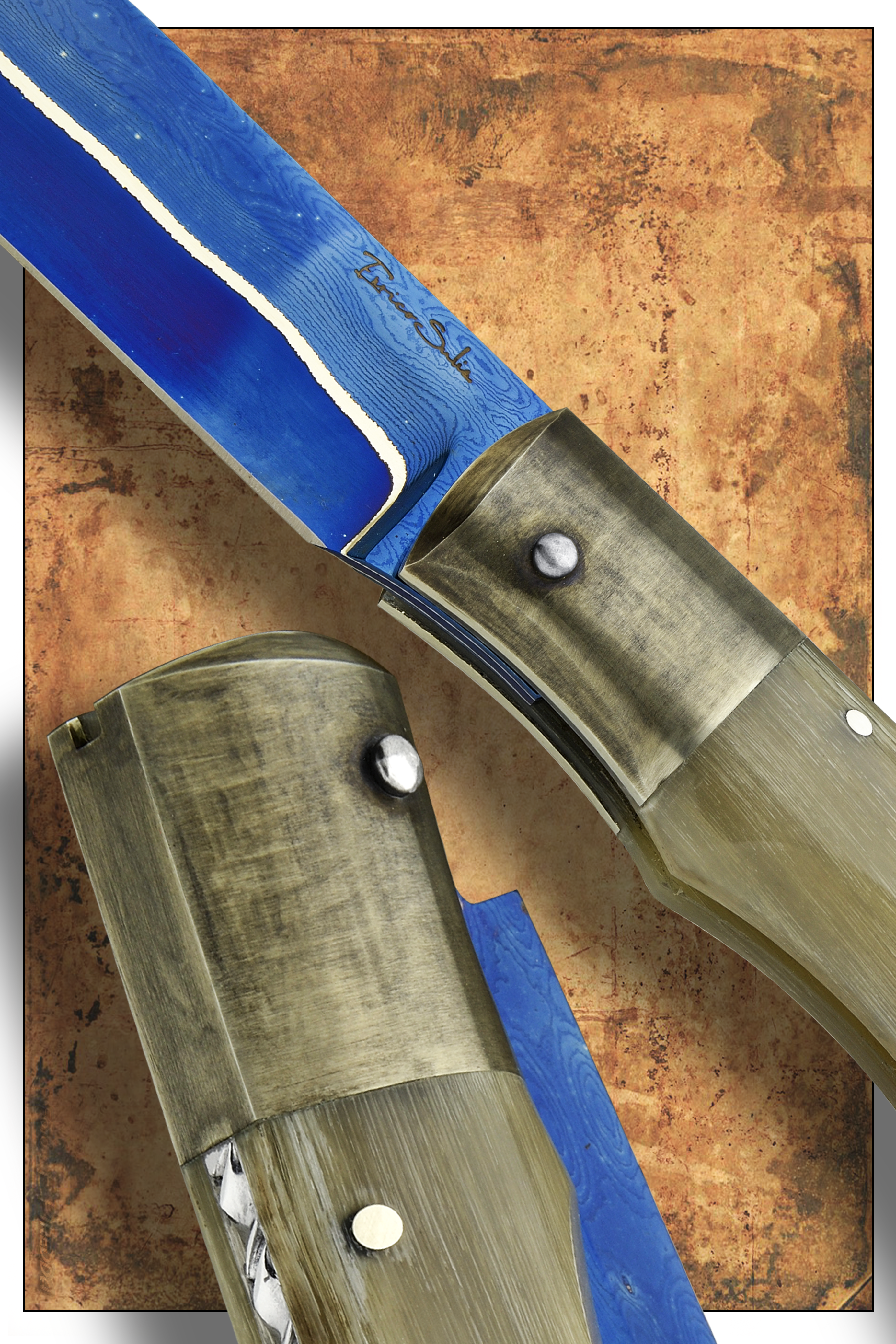 Calaresu knife 23 cm. 