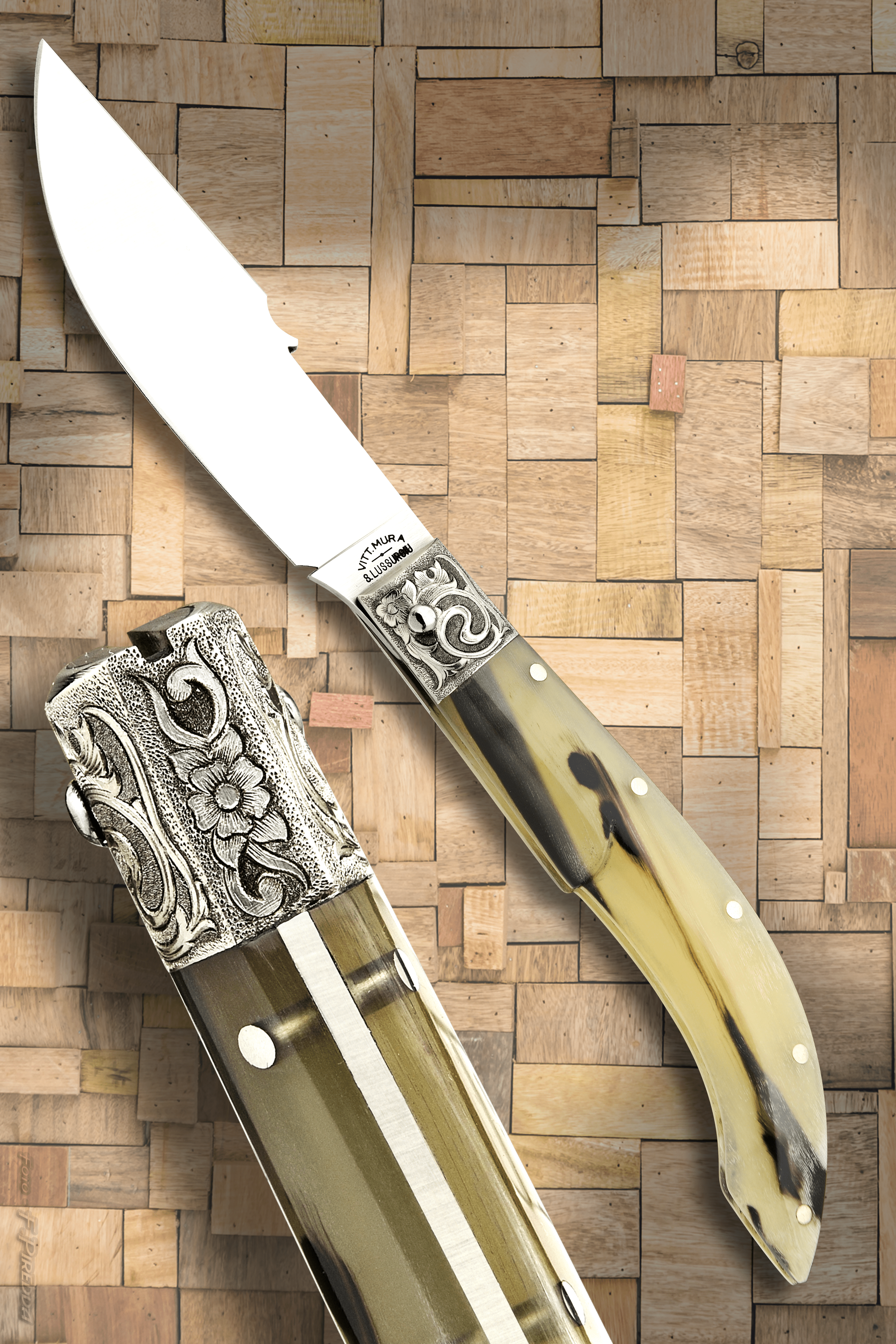 Scuoio Corno Montone Inciso